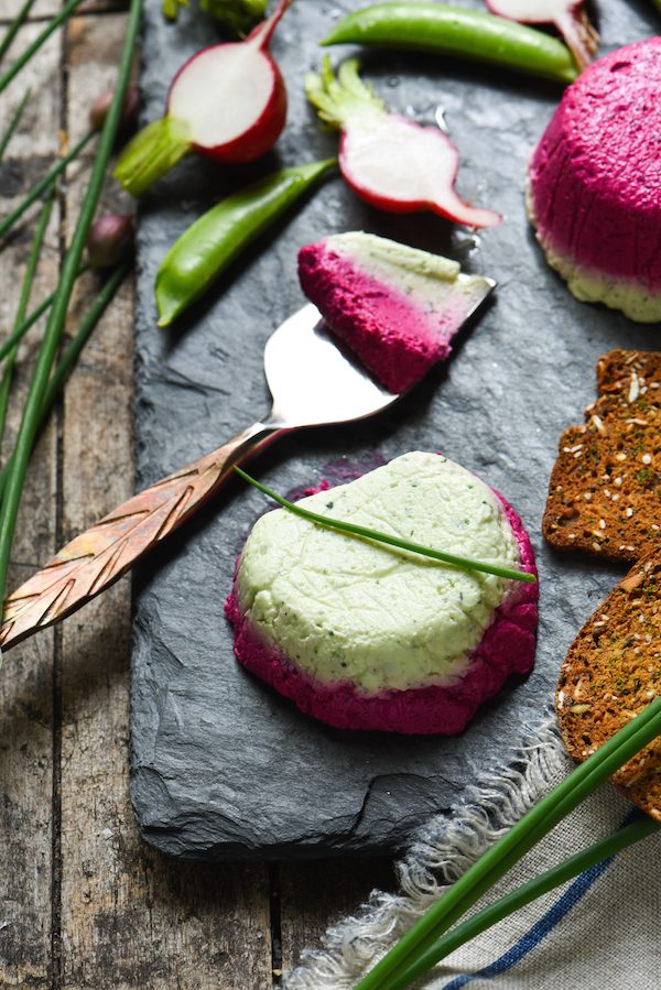 Feta Terrines with Spring Vegetables - A simple yet elegant appetizer or snack. Make this one in a muffin pan! | foxeslovelemons.com